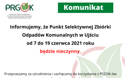 Zdjęcie do PSZOK w Ujściu będzie nieczynny 