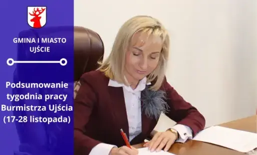 Zdjęcie do Podsumowanie pracy Burmistrza Ujścia