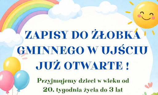 Zdjęcie do Rekrutacja do Żłobka Gminnego w Ujściu