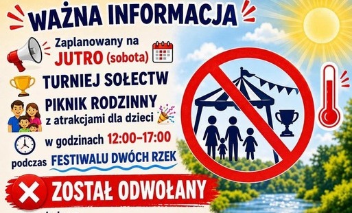 Zdjęcie do Festiwal Dw&oacute;ch Rzek - zmiana programu