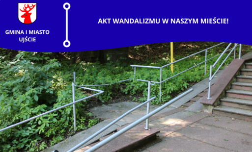 Zdjęcie do Wandale zniszczyli barierkę na schodach prowadzących na Osiedle G&oacute;rne