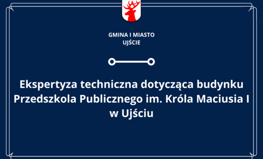 Zdjęcie do Ekspertyza techniczna dot. budynku przedszkola w Ujściu