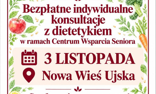 Zdjęcie do Centrum Wsparcia Seniora zaprasza