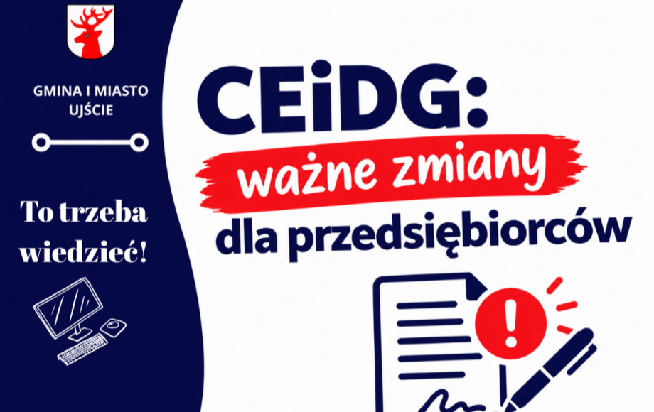 Zmiany w sposobie składania wniosków do CEIDG